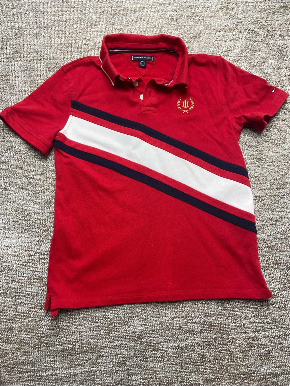 Tommy Hilfiger kids Large (12/14) Red Polo